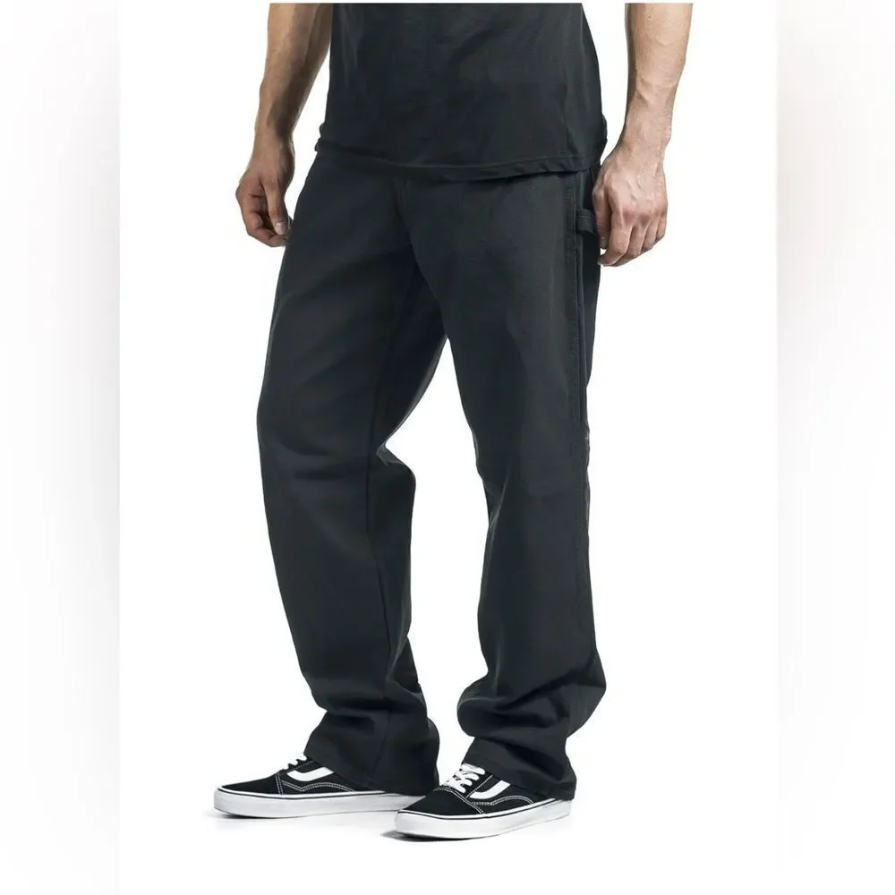 Dickies Men's Relaxed Fit Straight-Leg Carpenter Jean Black NEW with tag - Picture 4 of 7